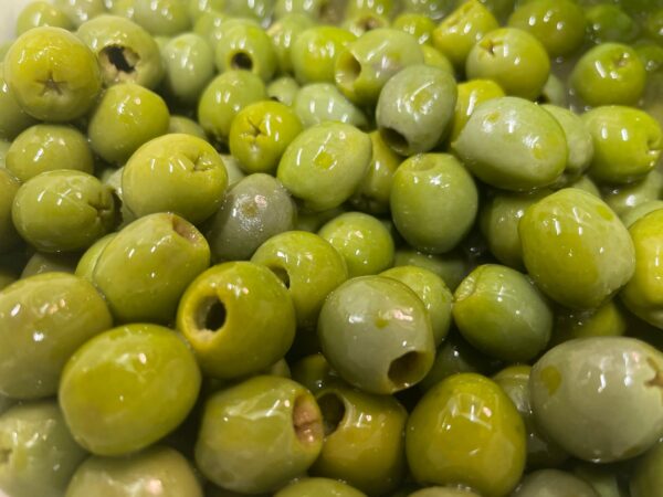 Olive verdi denocciolate in salamoia